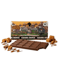 Silly Farms Caramel Crunch bar with rich caramel flavor and Bauducco wafers Silly Farms Caramel Crunch bar with rich caramel flavor and Bauducco wafers