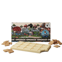 Silly Farms Cinnamagic dairy-free cinnamon mushroom chocolate bar inspired by Cinnamon Toast Crunch