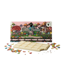 Silly Farms Fruity Tunes bar with Cheetah Chomps cereal and mushroom extract Silly Farms Fruity Tunes bar with Cheetah Chomps cereal and mushroom extract
