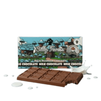 Silly Farms milk chocolate bar with mushroom extract lab tested clean ingredients