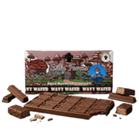 Silly Farms Wavy Wafer dairy-free crunchy wafer mushroom chocolate bar Silly Farms Wavy Wafer dairy-free crunchy wafer mushroom chocolate bar