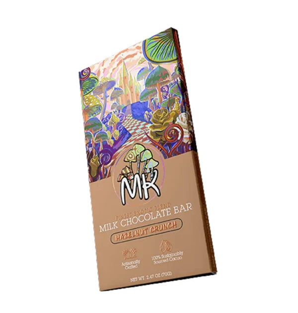Magic Kingdom Hazelnut Crunch Mushroom Chocolate Bar Magic Kingdom Hazelnut Crunch Mushroom Chocolate Bar
