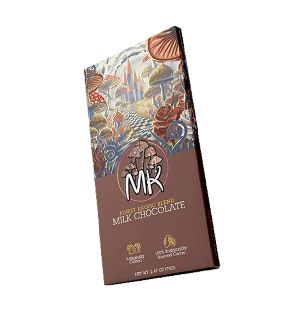 The Magic Kingdom Milk Chocolate Mushroom Bar The Magic Kingdom Milk Chocolate Mushroom Bar