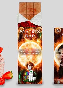 Matrix Genetix Strawberries and Cream Mushroom Bar for Cognitive Uplift