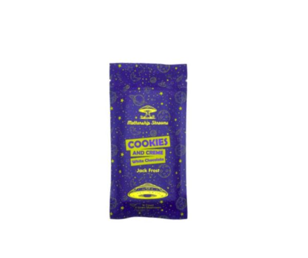Mothership Shrooms – Cookies & Creme White Chocolate